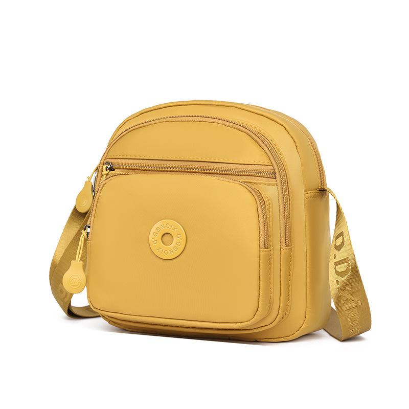 Women's Small Square Bag Solid Color Shoulder Bag Commuter Multi-Function Crossbody Bag
