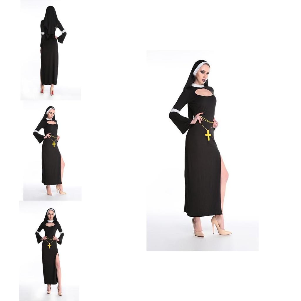 Alluring Women's Sexy Nun Fancy Dress Costume Perfect For Costume Parties And Events