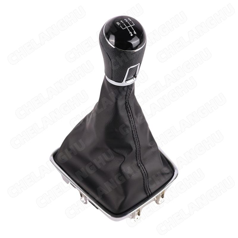 For VW Tiguan 5N 2007 2008 2009 2010 2011 Car 5/6 Speed Car Gear Stick Level Shift Knob With PU Leather Boot