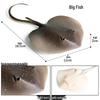 Children's Cognitive Toy: Giant Manta Ray, Stingray, Batfish, Sunfish Figurine