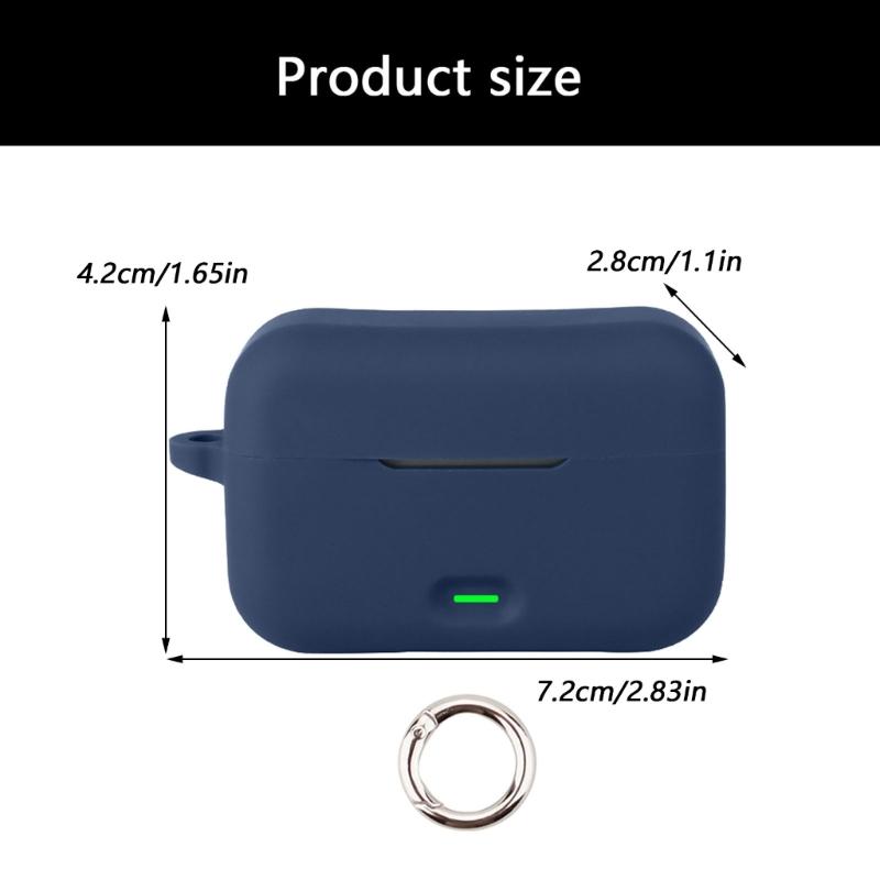 Earphone Skin Silicone Housing Case Dustproof Water Resistant Guarding Against Protective Cover Damage Prevention Sleeve
