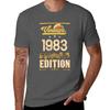 Edition Vinage 1983 Unisex Limited Years 40 Unisex Old Tshirt Antipilling Casual Tshirt