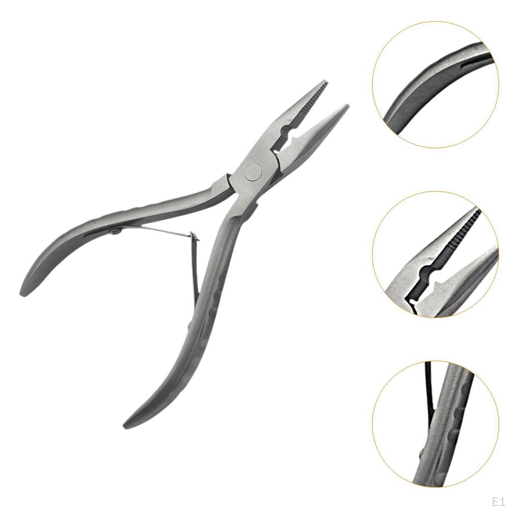 Hair Extensions Plier Beading Tool Stable Lightweight Single Hole Extension for Nano