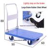 Portable Folding Flatbed Hand Cart for Shopping and Transport