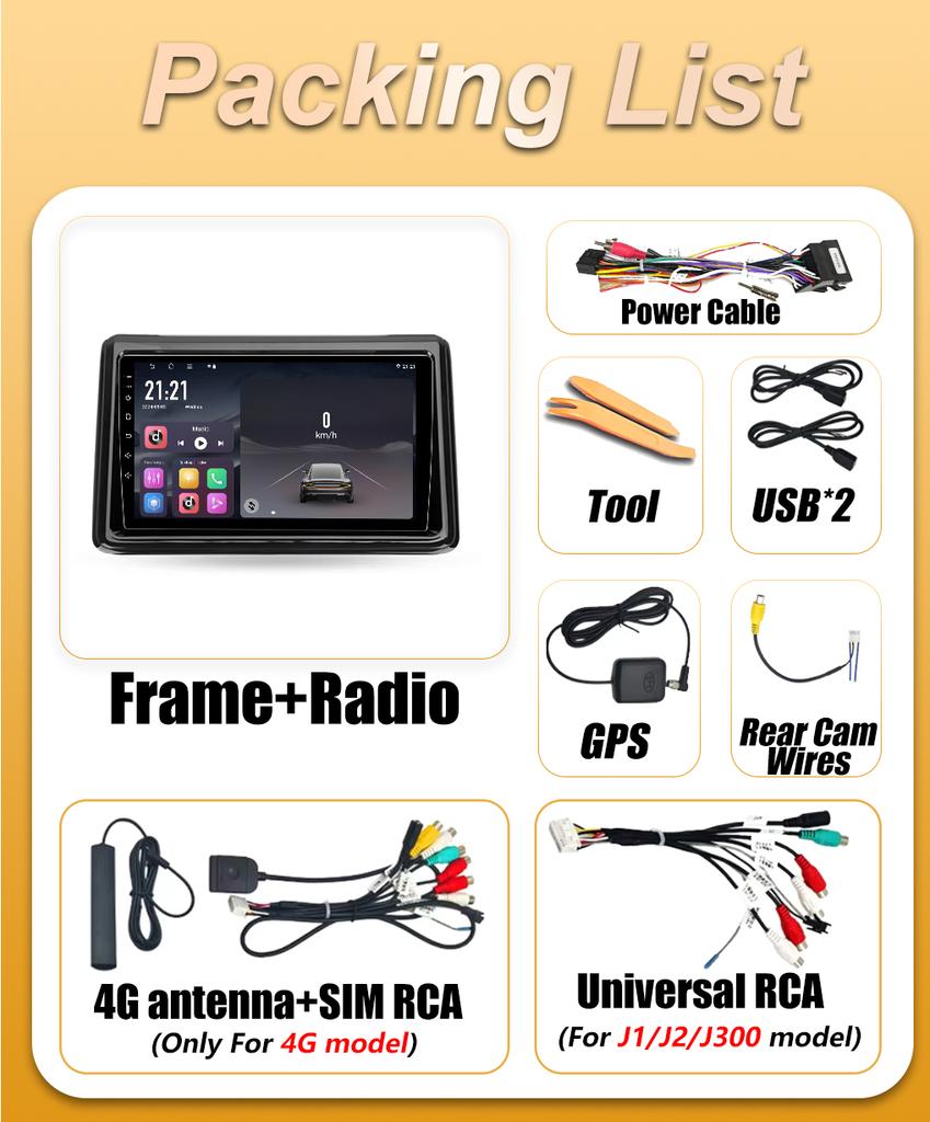 Android 16 Auto Car Radio For Toyota Noah Voxy R80 2014 2015 2016 2017 2018 -2021 Video Multimedia Player 2k Touch Bluetooth RSD
