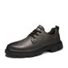 Fashion British Style Men's Workwear Shoes Versatile High-quality Leather Casual Shoes Anti Slip Wear-resistant Men's Business Shoes