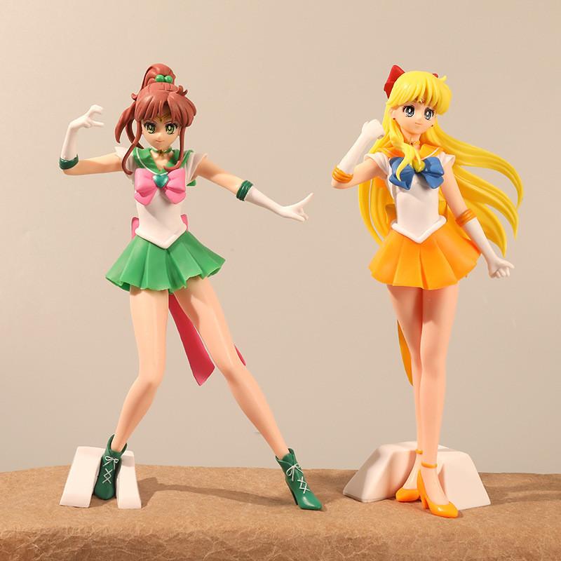 And Kino Makoto Aino Minako Pvc Model Ornament For Anime Fan Gift
