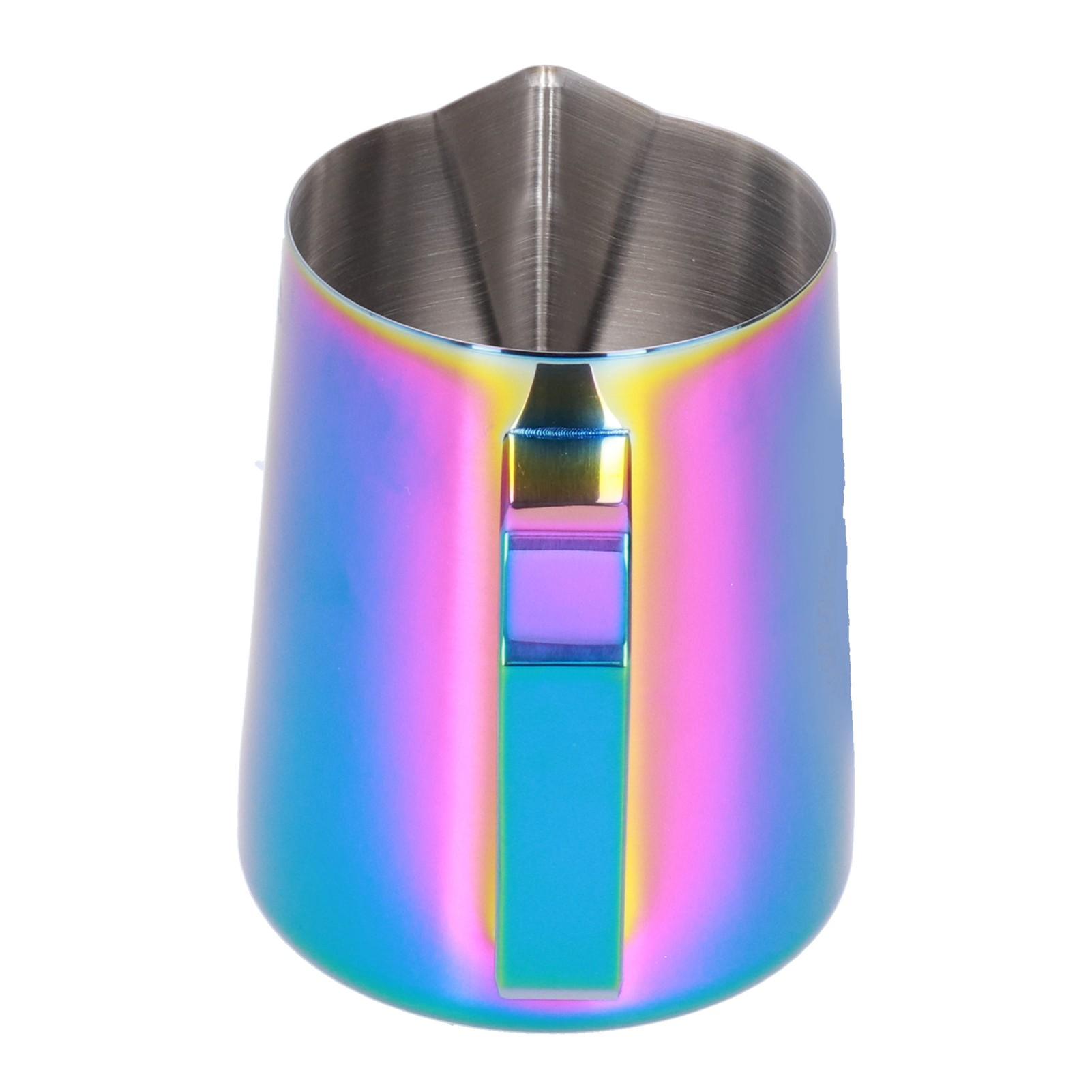 

Coffee Frothing Cup Colorful 600ml Milk Frothing Pitcher 304 Stainless Steel Steaming Pitcher