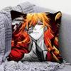 Bleach Ichigo Kurosaki Sosuke Byakuya Kuchiki Ulquiorra Rukia Pillow Covers Home Sofa Cushion Covers and Aecorative Custom