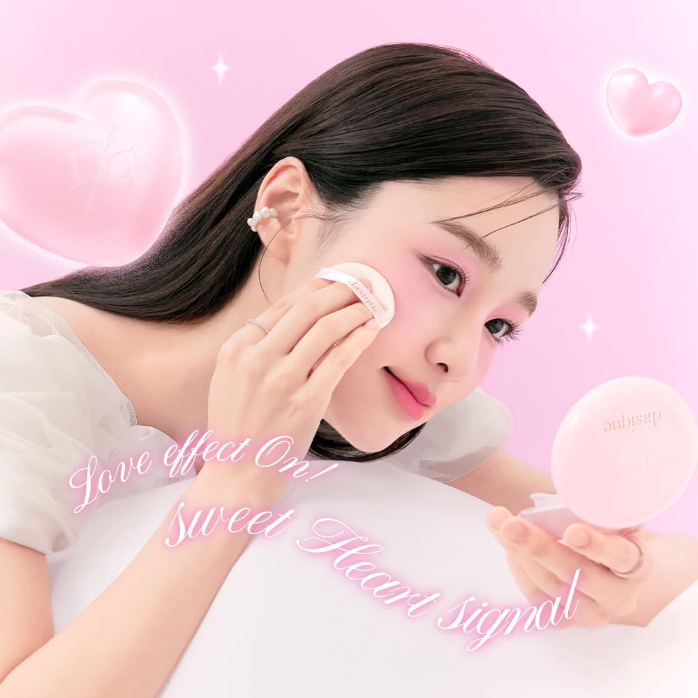 Daisyik Water Dewy Gel Cushion Cool "Official" Foundation/Cushion Foundation/Base (21C Rosie, 15g)