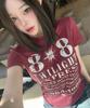 IDWS [W]Novichi T-Shirt Burgundy