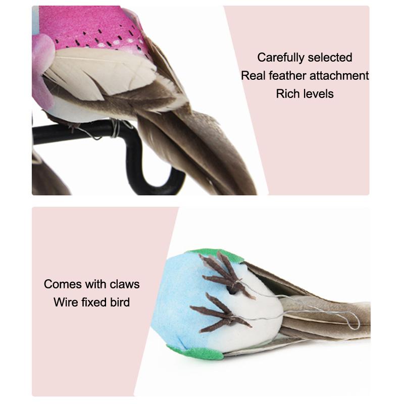 1 Piece Of Realistic Feathered Bird, Colorful Foam Bird, For Garden And Landscape Decoration, Craftwork.