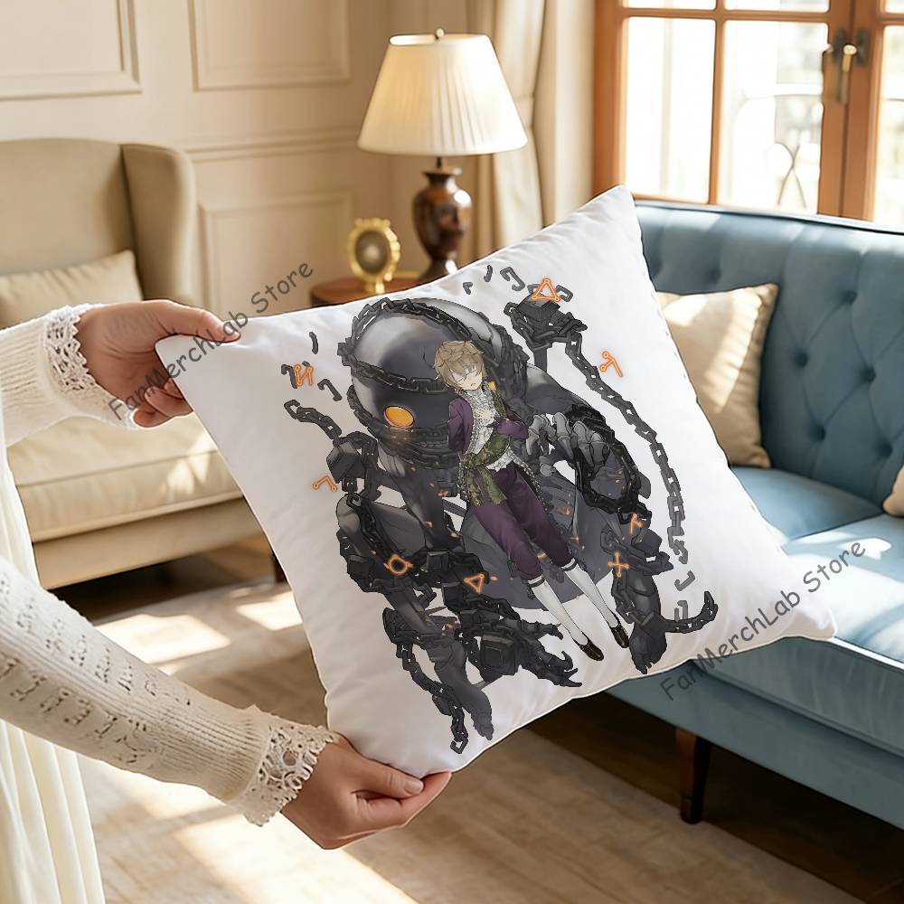 NNier RReplicant Emil Printed Pillow Cover Cushion Case Simple Sofa Pillow Case No Pillow Core