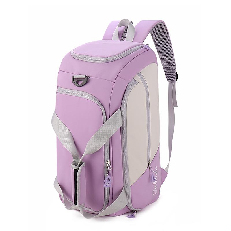 

TS JYL laptop bag,3-Way Gym Bag Wet Dry Separation Travel Backpack Custom Logo Duffel OneSize фіолетовий