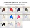 Women's Half-Zip Hooded Fleece Sweatshirt - Autumn/Winter Style (In Stock)