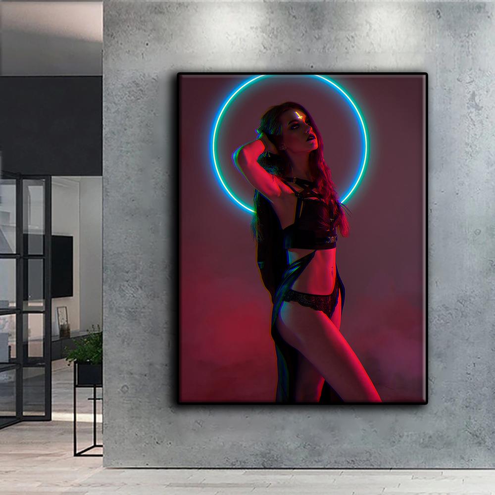 5D DIY Diamond Painting Cross Stitch Cyberpunk Sexy Art Diamond Embroidery Mosaic Wall Art Home Decoration