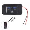 Fast Charger Socket QC 3.0 Car Charger Dual USB Car Charger Dustproof Cap