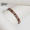 Galvanische Sieraden Dames Armband Micro-gezet Strass Ingelegd Blad Accessoire Ontwerp