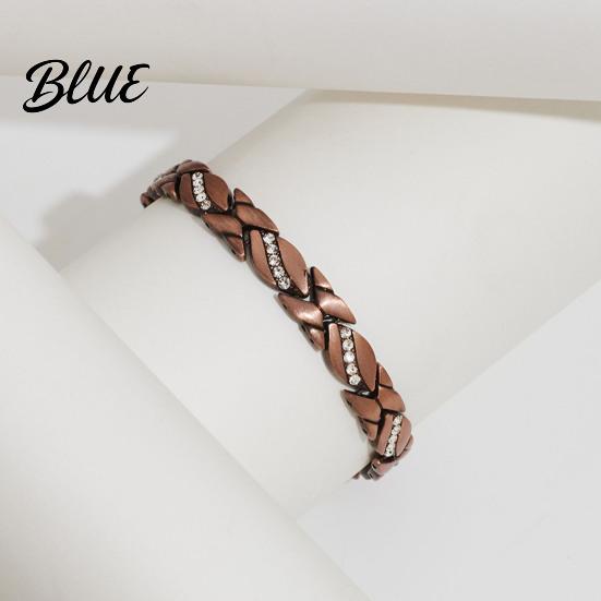 Galvanische Sieraden Dames Armband Micro-gezet Strass Ingelegd Blad Accessoire Ontwerp