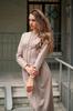 Dress with Pintucks In Textured Fabric