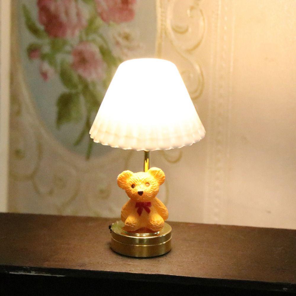 Mini Dollhouse Colored Glass Lamp 1:12 Ceiling Lamp Chandelier Doll House Accessories