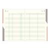 Midori Double Schedule Limited Bookmark Navy 22384006 October Planner, 2026, B6, Monthly, Edition, Included, Blue, (Starts 2025)