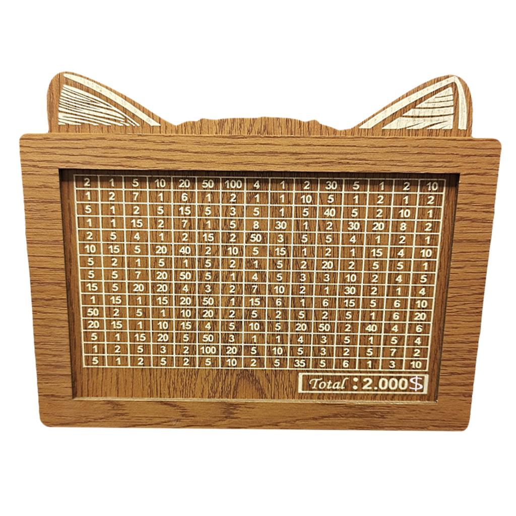 Retro Wooden Money Bank For Savings Stylish Lightweight Coin Bank For Boys Girls Kids Adult