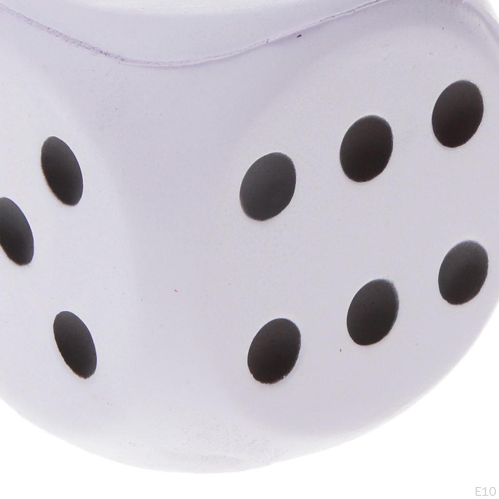 Kostki Kropkowane 4cm Zabawki Edukacyjne dla Dzieci 6-ścienne do Domowych Gier Żółte