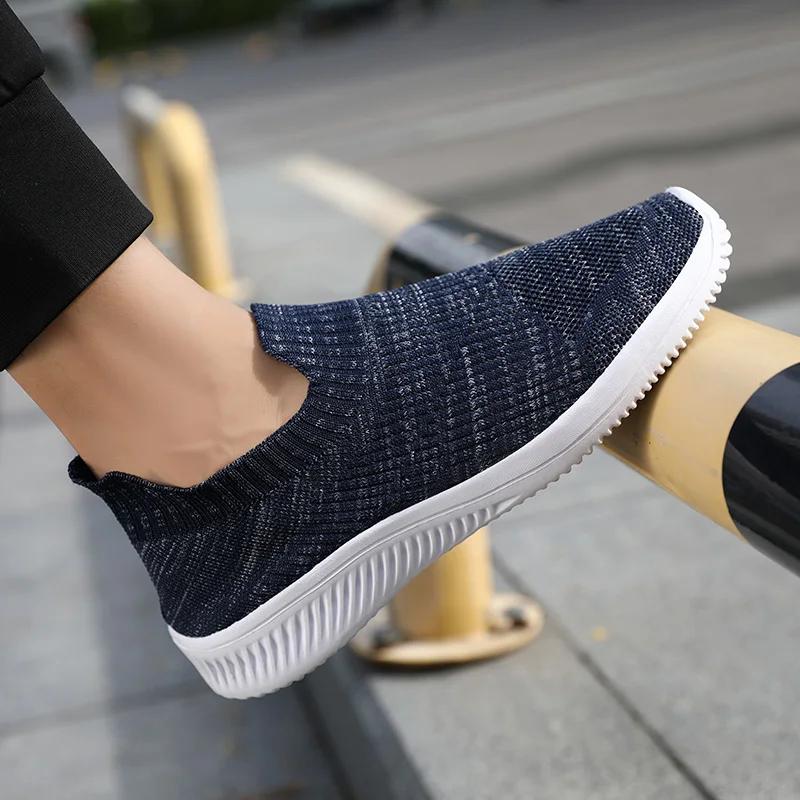 Oddychające Męskie Buty do Chodzenia Outdoorowe Lekkie Męskie Mokasyny Miękkie Elastyczne Męskie Buty Codzienne Modne Obuwie Trampki 39-46