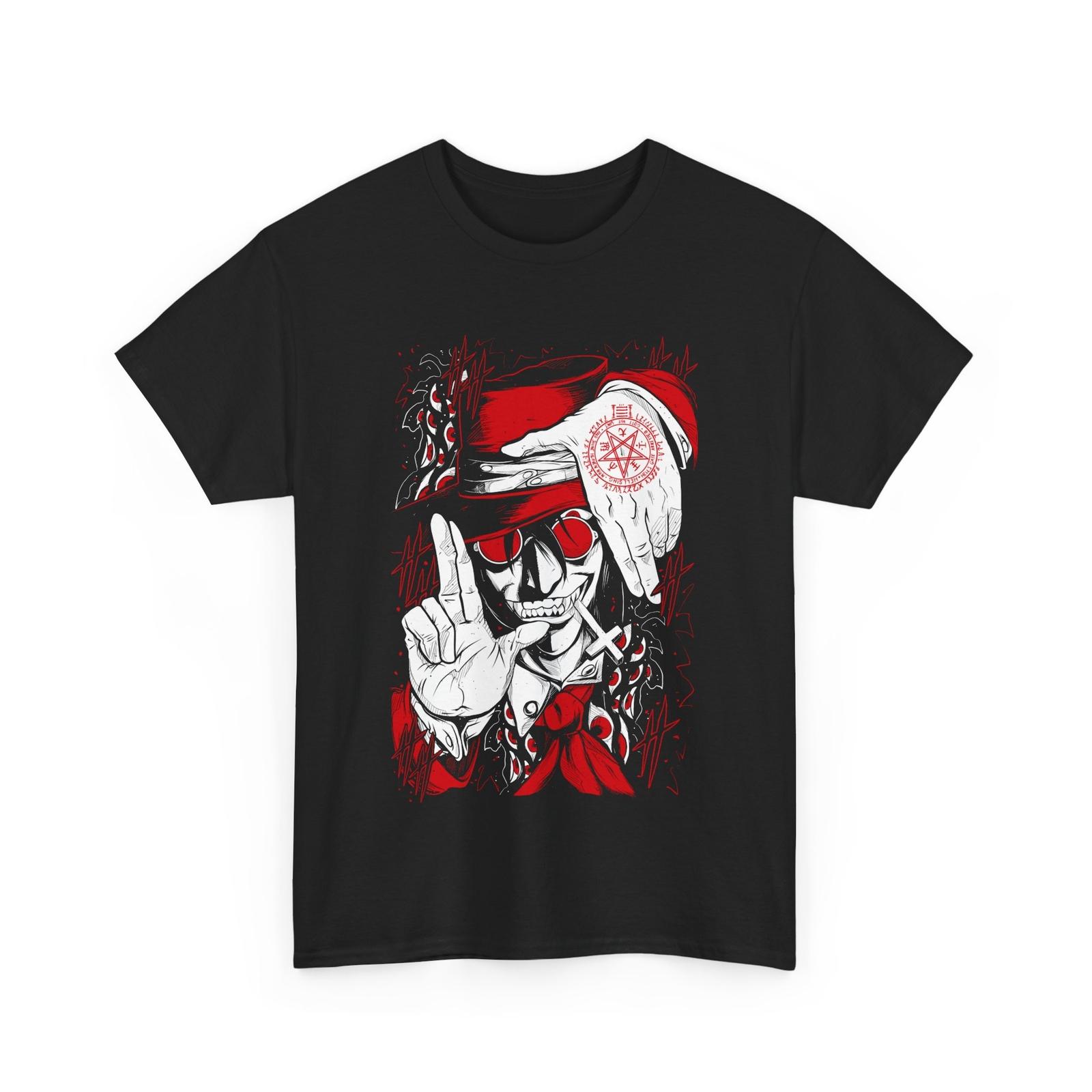 Новая унисекс футболка Ultimate Vampire, футболка аниме Hellsing, графическая футболка Все размеры S разноцветный