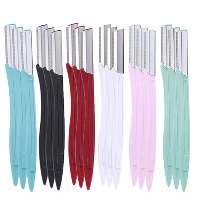 3/5/7-teiliges Augenbrauenrasierer-Mehrzweck-Peeling-Dermaplaning-Make-up-Tool Augenbrauenmesser Gesichtshaarentfernungsklingenrasierer