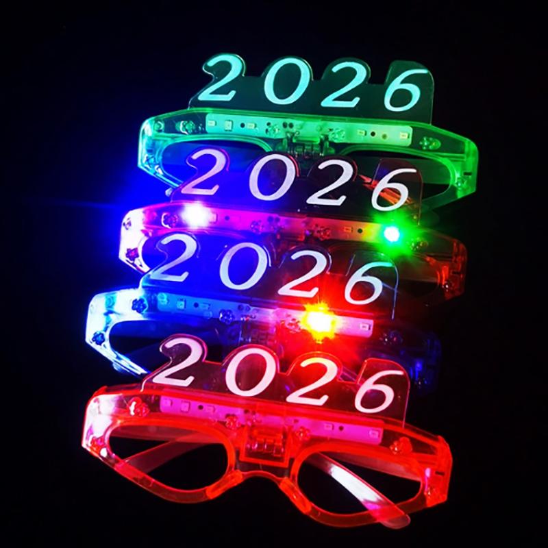 2026 Light Up Led Glasses Random Color Glow Glasses Glow In The Dark Party Supplies Neon Party Favors For Kids Adults