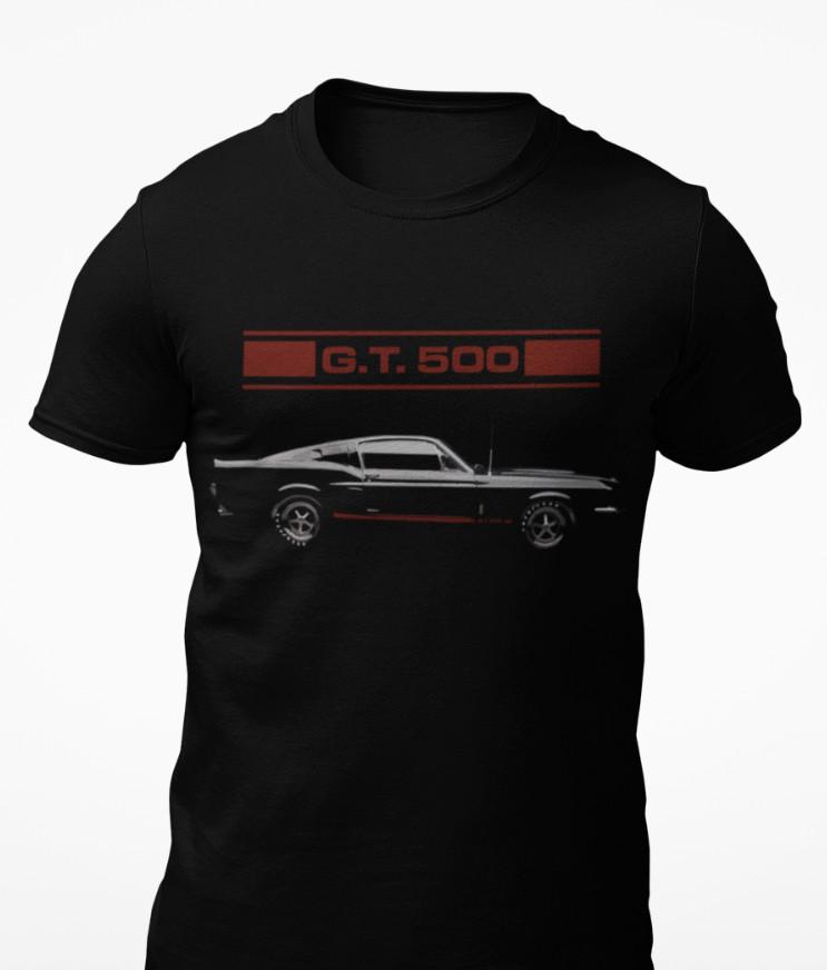 Black Mustang Shelby GT500 Short-Sleeve Unisex T-Shirt XXXL