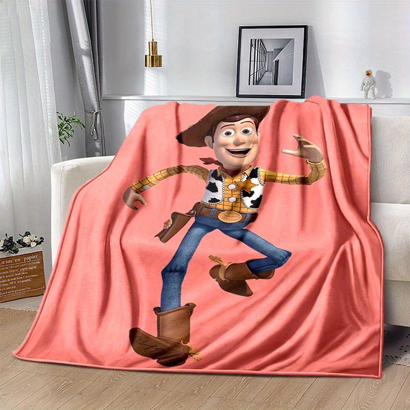 1pc, Toy Story Woody Blanket Home Decor, Couch Blanket, Outdoor, Gift Idea, Flannel Throw, Bedroom, Living Room, Travel, Camping, Car Use