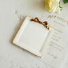 Elegant Bowknot Decor Candle Holder Tray Beautiful Bright-colored Resin Candle Base Tray Household Supplies