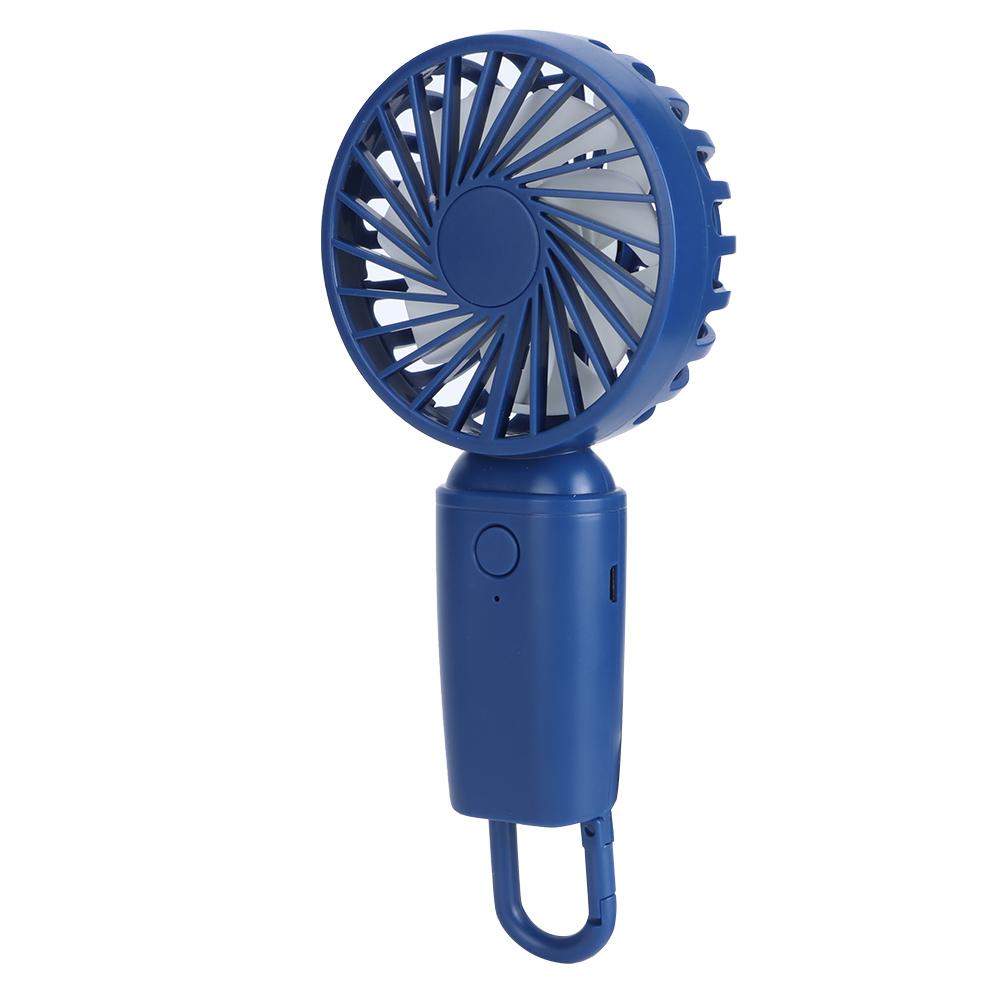 Двухлопастной крючковый вентилятор Портативный ручной вентилятор с основанием USB-зарядка для дома, офиса, улицы