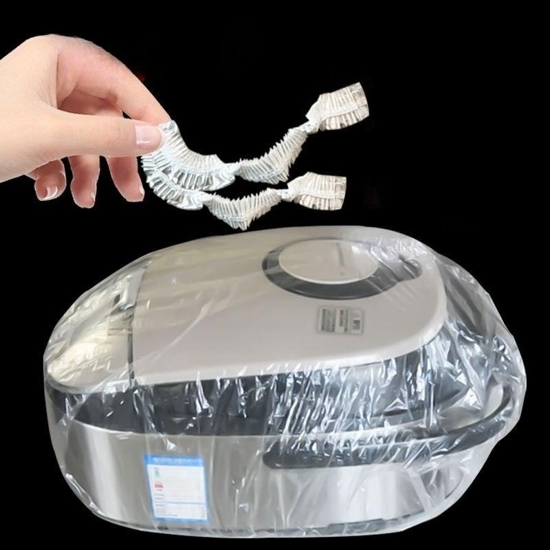 5Packs(50Pcs/pack) Appliance Dust Cover Disposable Extra Large Plastic Wrap Protector For Rice Cooker Pot Cockroach Proof Dustproof Cover