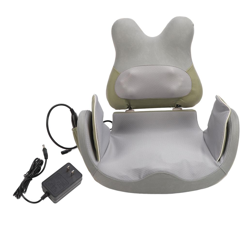 Chair Massage Seat Cushion with Heat Relieve Back Soreness Gasbag Wrapped Angle Adjustable Shiatsu