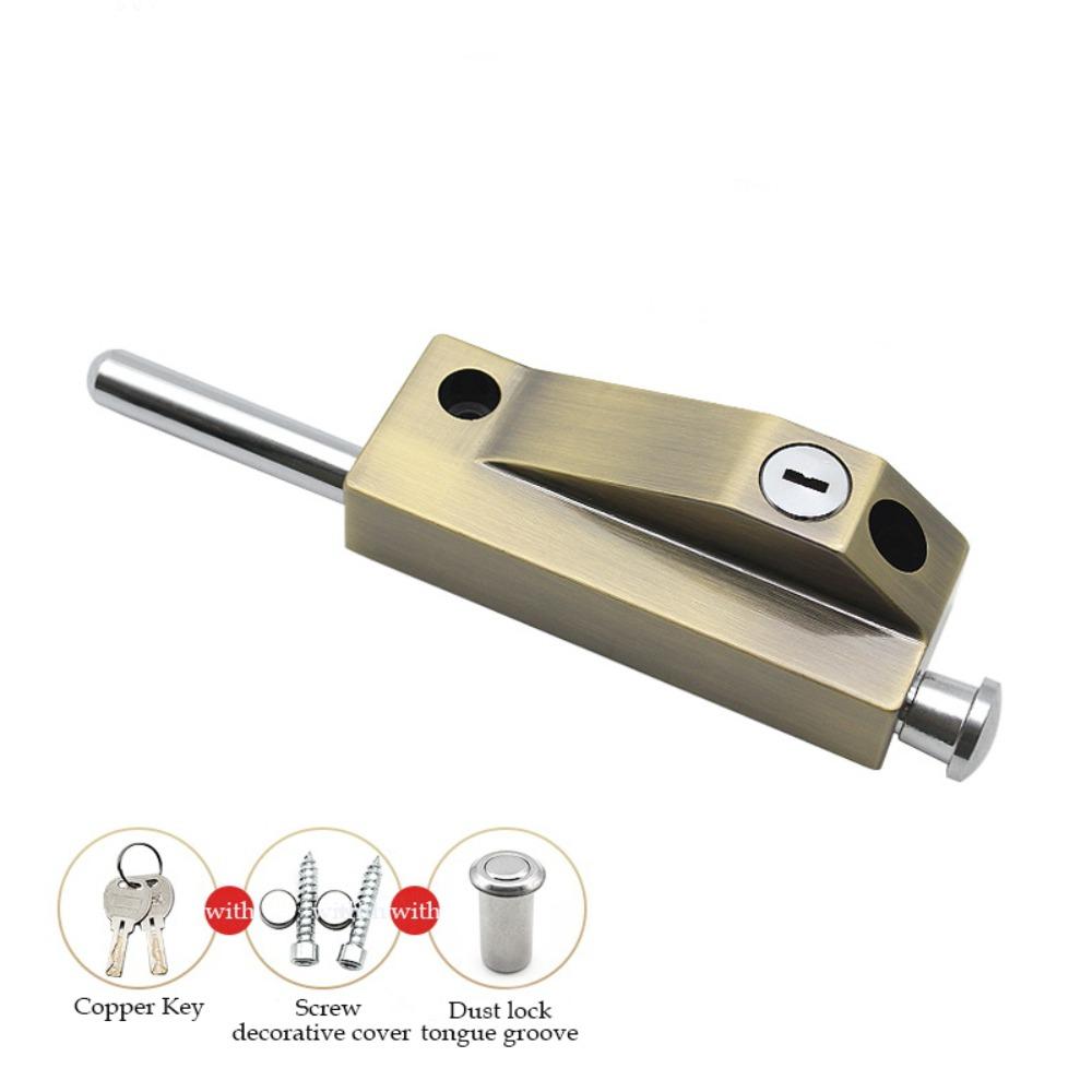 Framed Spring Revolving Door Latch Lock Open Mounted Stainless Steel Floor Latch Universal Floor Lock Bathroom Toilet Shop
