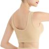Plus Size Full Coverage Sports Bra Tank Top 2PC Set Seamless Wireless Support Stretch Fabric Breathable Design for Active Wear
