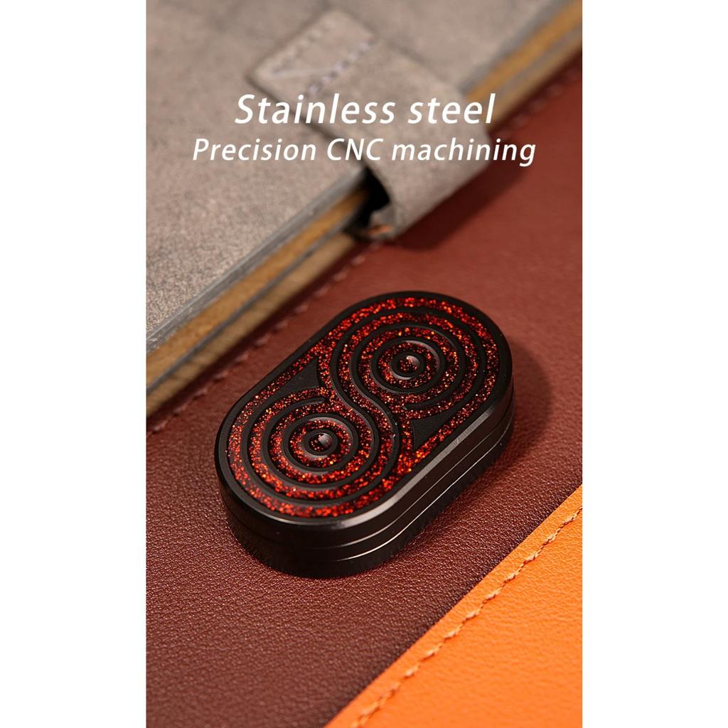 EDC Push-Slide-Typ Metall Stressabbau Spielzeug, Ergänzende Werkzeuge für Hyperaktivitätsstörung, Erwachsene Stressabbau Spielzeug