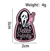 Punk Grim Reaper Cartoon Brooch Accessory