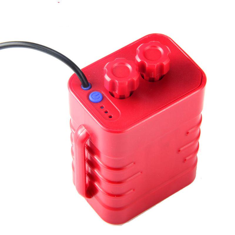 1 Pc 6x18650 12V Rechargeable Battery Pack for Case Waterproof Housing Cover Battery Storage Box with 5.5x2.1mm Adapter