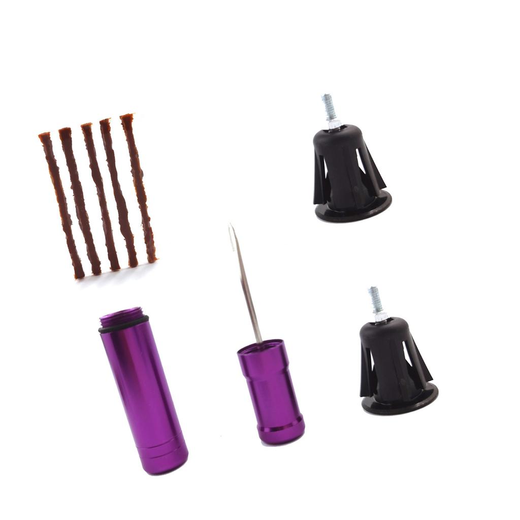 Tubeless Bike Tire Repair Tool with Bacon Strips for Road Bike and Mountain Bike Tires Repair Kit Fix a Puncture Flat