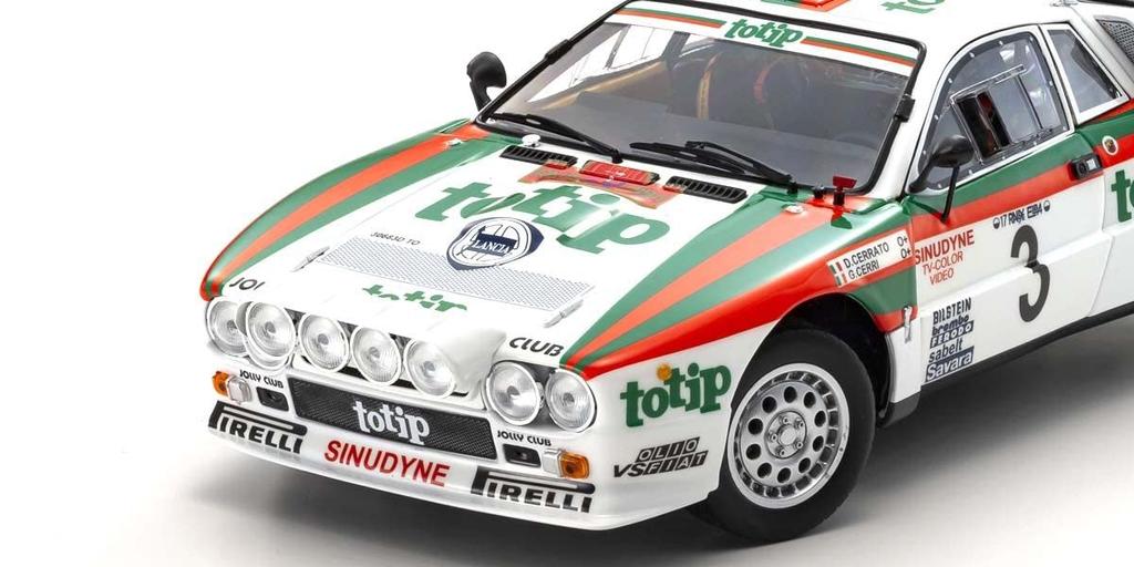 Kyosho Original 1/18 Scale Lancia Rally 037 1985 Elbarallee #3 Finished Product