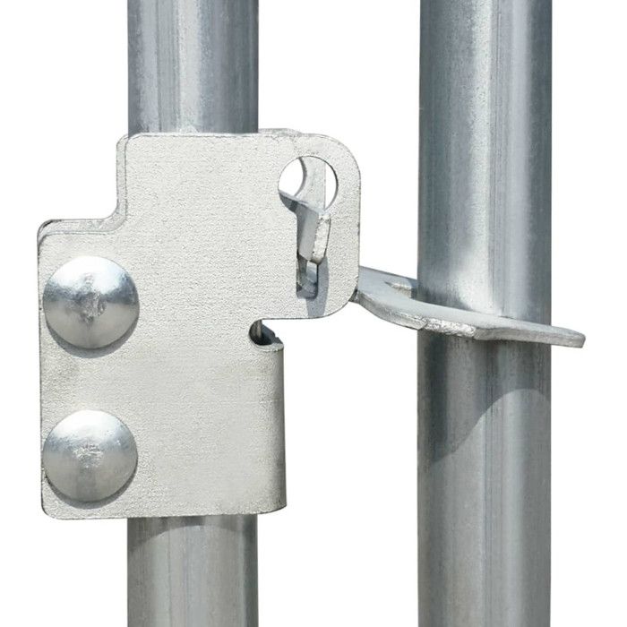 VidaXL Poulailler Enclos Clapier Cage Animaux Lapin Canard 2x1x1,5 m Acier 144553