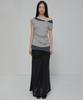 Peulleeoeob 2-Layered Top (Fl-141_Gray&Charcoal)