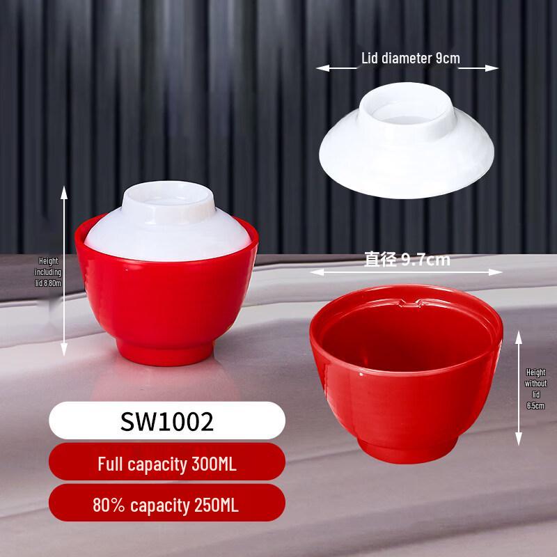 

Ruhan Thickened Melamine Soup Bowl (5-Pack)