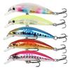 Night Army Lure Seawall Light Game Sinking Minnow 5 Colors Set Aji Fishing Mebaru Sea Bass Flounder Blue Fish (6.0g Color Set) Sports Outdoors
