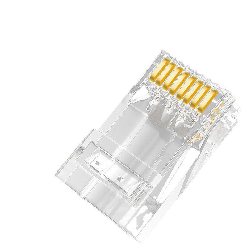 Biaz RJ45 Ungeschirmter Durchgangs-Netzwerk-Crystal Head, 8P8C, Reines Kupfer